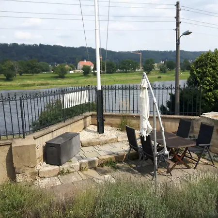Ferienwohnung an der Elbe Dresden Exterior foto